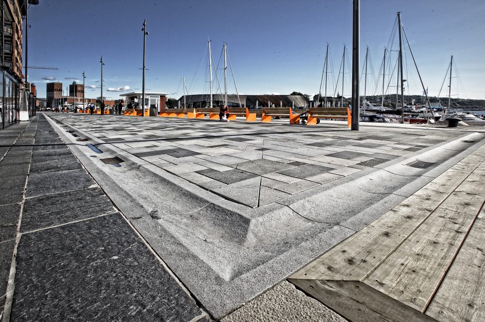 Vannrenner og heller Aker Brygge